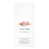 Sweet Treats Bakkerij Prijs Reclamekaart (Achterkant)