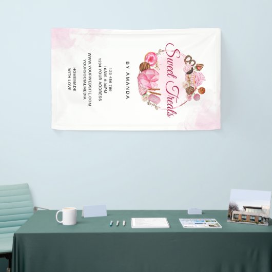 Sweet Treats Bakkerij Spandoek (Beurs)