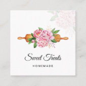 Sweet Treats Bakkerij Vierkante Visitekaartje (Voorkant)