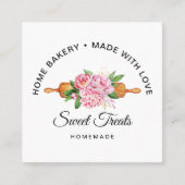 Sweet Treats Bakkerij Vierkante Visitekaartje (Voorkant)