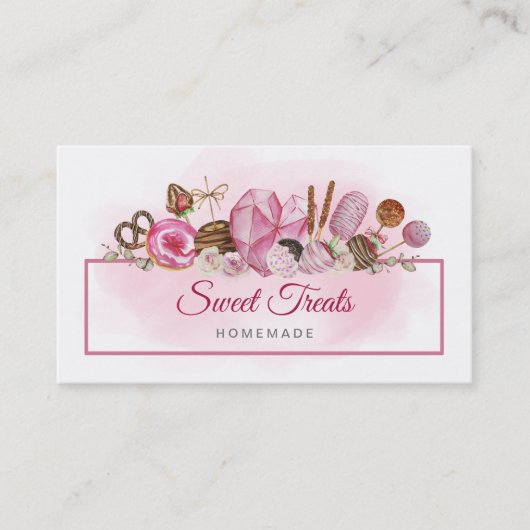 Sweet Treats Bakkerij Visitekaartje (Voorkant)