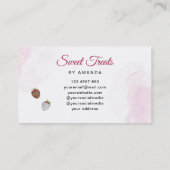 Sweet Treats Bakkerij Visitekaartje (Achterkant)