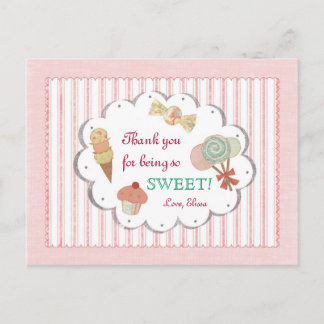Sweet Treats Bedankt Briefkaart