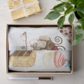 Sweet Treats Chocolade Cupcakes Decoupage Tissuepapier (Geschenk)