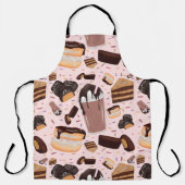 Sweet Treats Chocolade Donut Mocha Pindakaas Schort (Voorkant)