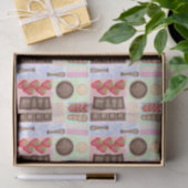 Sweet Treats Chocolate Fondue Dessert Marshmallow Tissuepapier (Geschenk)