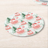 Sweet Treats Christmas Paper Onderzetters (Gebogen)