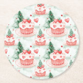 Sweet Treats Christmas Paper Onderzetters (Voorkant)