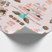 Sweet Treats Cupcakes Chocolade in Cakes Decoupage Cadeaupapier (Hoek)