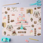 Sweet Treats Cupcakes Chocolade in Cakes Decoupage Tissuepapier (Craft)