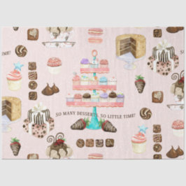 Sweet Treats Cupcakes Chocolade in Cakes Decoupage Tissuepapier