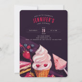 Sweet Treats & Delights - Speelse Eerste Verjaarda Kaart (Achterkant)