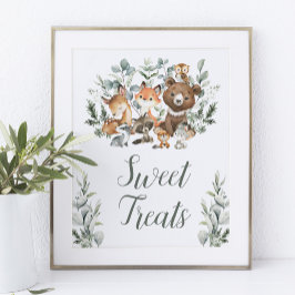 Sweet Treats Eucalyptus Woodland Baby Dieren Poster
