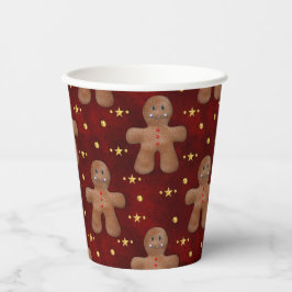 Sweet Treats Gingerbread Mannen Kerstmis Papieren Bekers
