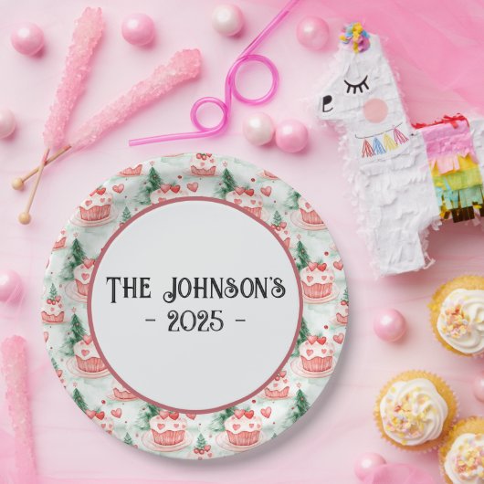 Sweet Treats Kerstpapier Papieren Bordje (Feest)