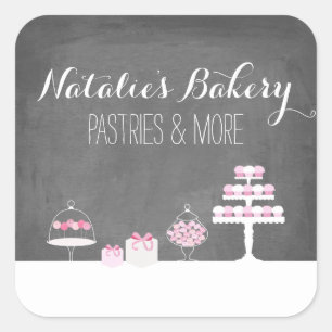 Sweet Treats Krijtbord Bakkerij Sticker
