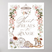 Sweet Treats op het gebied van wilde Westerne Baby Poster (Voorkant)