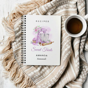 Sweet Treats Paarse bakkerij recepten Notitieboek