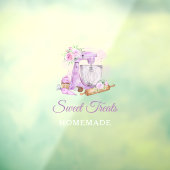 Sweet Treats Paarse Raamsticker (Vel 3)