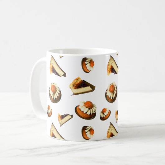 Sweet Treats Pattern Mug Koffiemok (Voorkant links)