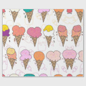 Sweet Treats - Premium ijsverpakking Cadeaupapier (Vlak)