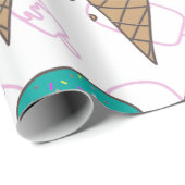 Sweet Treats - Premium ijsverpakking Cadeaupapier (Rol Hoek)