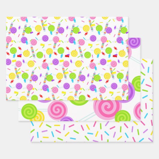 Sweet Treats Snoep inpakpapier Vel (Set)