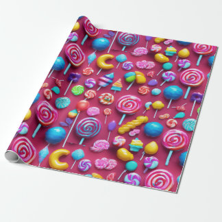 Sweet Treats Snoep-thema Cadeaupapier