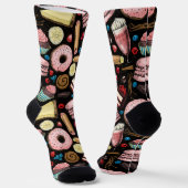 Sweet treats  sokken (Gebogen)