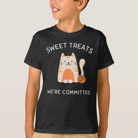 Sweet Treats, We're Committed - Kid's T-Shirt (Voorkant)