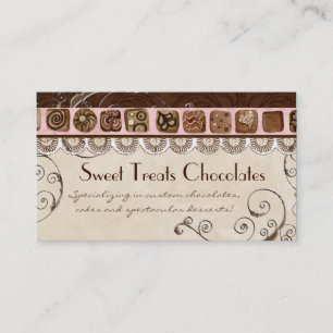 Sweet Treedt dessert Bakery-Visitekaartjes Visitekaartje