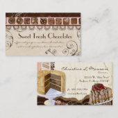 Sweet Treedt dessert Bakery-Visitekaartjes Visitekaartje (Voorkant / Achterkant)