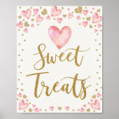 Sweet Treedt Valentijnse Baby shower Birthday Part Poster (Voorkant)