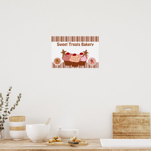 Sweet Trees Bakery Business Poster (Keuken)