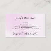 Sweet Trees Snoep Bakery Jar Visitekaartje (Achterkant)