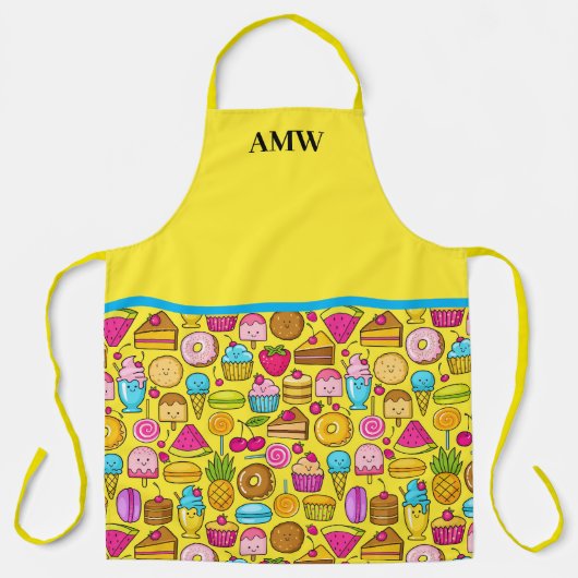 Sweet Trein Apron Schort (Voorkant)