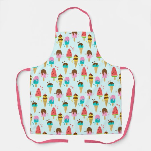 Sweet Trein Apron Schort (Voorkant)