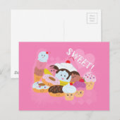 Sweet Treins Briefkaart (Voorkant / Achterkant)