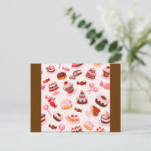 Sweet Treins Briefkaart (Staand voorkant)