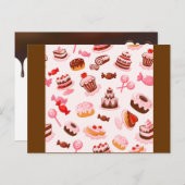 Sweet Treins Briefkaart (Voorkant / Achterkant)