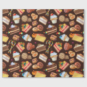 Sweet Treins Cadeaupapier (Vlak)