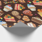 Sweet Treins Cadeaupapier (Hoek)