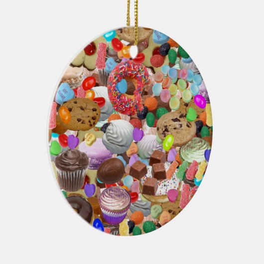 Sweet Treins Keramisch Ornament (Rechts)