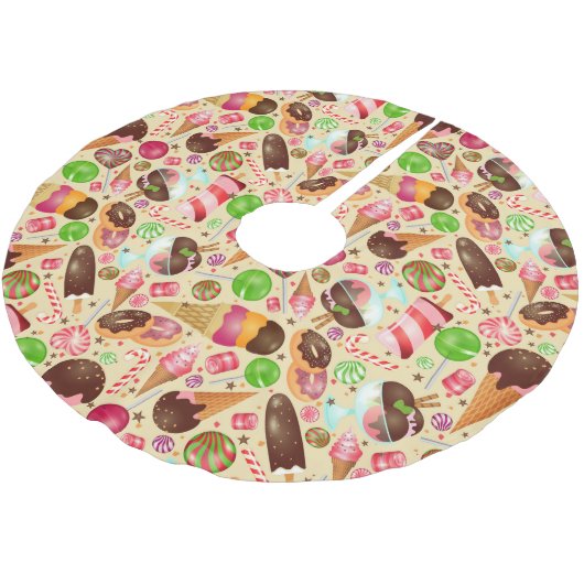 Sweet Treins Kerstboom Rok (Gekanteld)