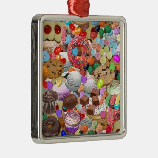 Sweet Treins Metalen Ornament (Rechts)