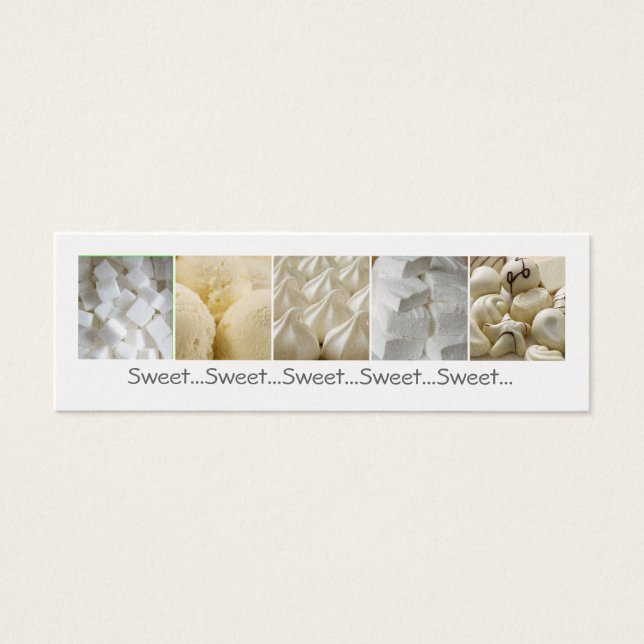 Sweet Treins Mini Visitekaartjes (Voorkant)