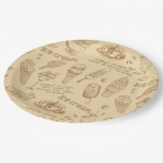 Sweet Treins Papieren Bordje (Gekanteld)