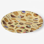 Sweet Treins Papieren Bordje (Gekanteld)