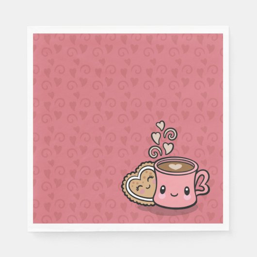 Sweet Treins papieren servetten (Voorkant)