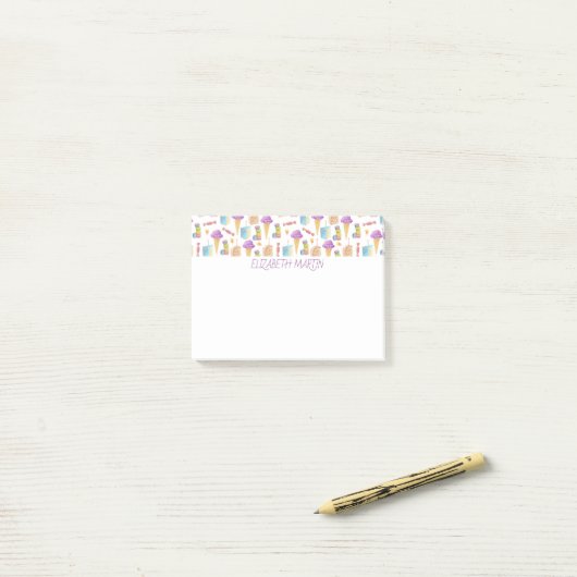 Sweet Treins Post-it® Notes (Op bureau)